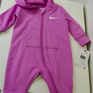 Nike Kids Purple One Piece Footie